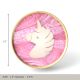 Kids Handmade Brass Unicorn Knob